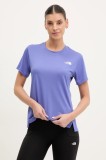 The North Face tricou sport Flex culoarea violet, NF0A8BRR6IF1