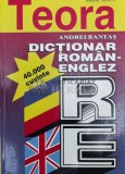 Dictionar Roman-Englez (40.000 cuvinte) - 2001 - Andrei Bantas ($Y34)