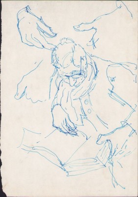 A1602 Schiță de Dimitrie &amp;bdquo;Puiu&amp;rdquo; Eitel, nesemnată foto