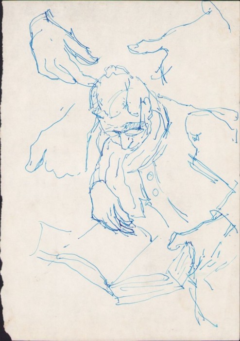 A1602 Schiță de Dimitrie &bdquo;Puiu&rdquo; Eitel, nesemnată