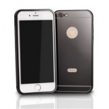 Husa Bumper Aluminiu cu Capac Neagra pentru Samsung Galaxy A5 2016 (A510)