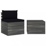 VidaXL Set mobilier grădină din paleți, 2 piese, cu perne, lemn de pin
