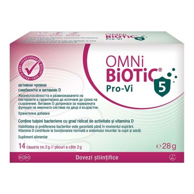 Omni Biotic Pro-Vi 5 14 plicuri Institut AllergoSan foto