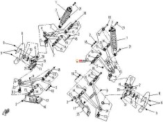 12. Brat inferior fata dreapta CF Moto 500