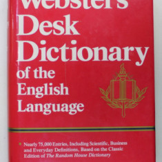 WEBSTER 'S DESK DICTIONARY OF THE ENGLISH LANGUAGE , 1990