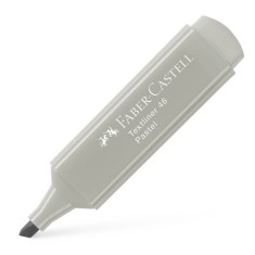 Textmarker Faber &amp;ndash; Castell 1546, Gri Pastel, Rechizite Scolare, Textmarker Pigmentat, Accesorii pentru Birou, Marker Pastel Scoala, Textmarker Gri, Ma foto