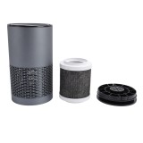 Purificator de aer portabil USB pentru mașină și casă, elimină praful și polenul &ndash; Alb