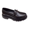Pantofi dama casual din piele naturala - Model Sweet Black Bee