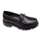 Pantofi dama casual din piele naturala - Model Sweet Black Bee