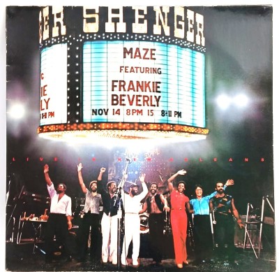 Maze Featuring Frankie Beverly &amp;lrm;&amp;ndash; Live In New Orleans NM / VG+ vinil LP disc funk soul Capitol Europa 1981 foto