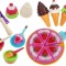 Set inghetata si prajitura de joaca, pentru copii, multicolor, LeanToys, 5038
