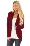 BL999-81 Cardigan simplu, din material fin, fara nasturi