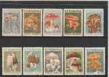 ROMANIA 1958 LP 457 CIUPERCI COMESTIBILE SERIE MNH