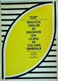 Cumpara ieftin Alexandru Ghitera - Tematica orelor de dirigentie din liceele de cultura
