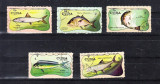 A12 S5 5 - Timbre foarte vechi - Cuba - pesti exotici, Fauna, Stampilat