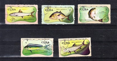 A12 S5 5 - Timbre foarte vechi - Cuba - pesti exotici foto