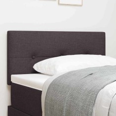 vidaXL Tăblie cap cu headboard Manual Maro &icirc;nchis 80 cm țesătură 42007114