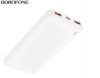 POWER BANK Borofone &amp;quot;BJ56&amp;quot;, 10000mAh, 22.5W, 2 x USB; 1 x USB Type-C, 1 x Micro USB, total 2A, alb, &amp;quot;6941991111815&amp;quot; (timbru verde