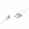 Cablu de date RO&amp;MAN RX08L, USB la Lighting 8-pin, 2.1A, 1m, alb, Blister