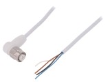 Cablu de conectare M12 PIN: 4 &icirc;n unghi 5m 250VAC 4A mamă