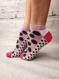 STK459-100 Sosete scurte din bumbac ultrasox vesel colorate