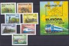 DB1 Transporturi Locomotive 1979 Ungaria 7 v. + SS MNH NDT, Nestampilat