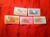 Serie DDR 1959 - Fauna , 5 valori, Nestampilat