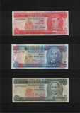 Set Barbados 1 + 2 + 5 dollars dollari, America Centrala si de Sud