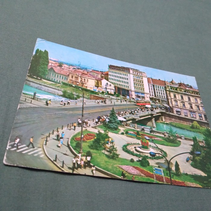 CARTE POSTALA- ORADEA-VEDERE DIN CENTRU CIRCULATA
