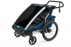 Carucior multisport Thule Chariot Cross 2, Majolica Blue foto