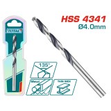TOTAL - BURGHIU PENTRU METAL HSS - 4MM PowerTool TopQuality