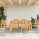 Set mobilier de gradina, 7 piese, lemn masiv de tec GartenMobel Dekor, vidaXL