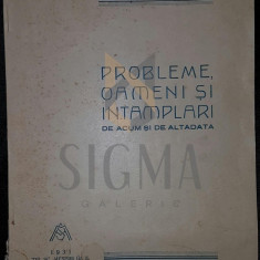 PROBLEME , OAMENI SI INTAMPLARI DE ACUM SI DE ALTADATA, Roma 1931