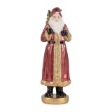 Cumpara ieftin Figurina Mos Craciun polirasina multicolora 6x5x15 cm