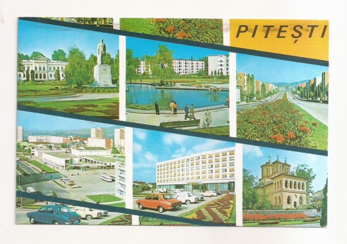 RF136 - Carte Postala - Pitesti, circulata