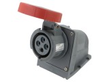 Conector alimentare AC trifazat soclu mamă 16A 415V AMPHENOL IP67