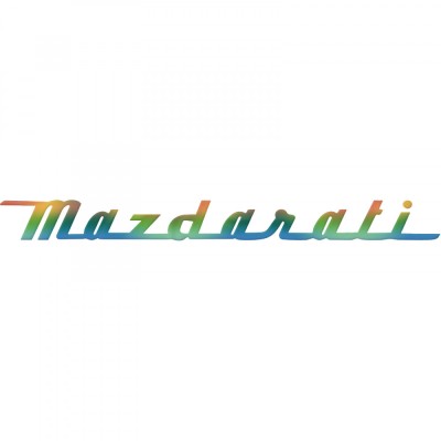 Sticker Mazda Mazdarati , Autocolant Amuzant si Personalizat pentru Fanii Mazda foto