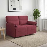 vidaXL Canapea 100% poliester, cadru din metal, MDF, placaj 42033886