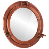 VidaXL Oglindă hubloul de pus pe perete &Oslash;50 cm&nbsp;Aluminiu și Sticlă