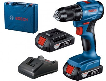 Bosch GSR 185-LI Masina de gaurit si insurubat 50Nm+ 2 acumulatori Li-Ion 18V, 2Ah + incarcator + Valiza profesionala - 4059952560120 foto