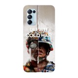 Husa compatibila cu Oppo A74 5G, Viceversa, model Cold war Call of Duty, Silicon, TPU, Transparent, Carcasa