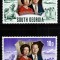 Georgia de Sud 1972, Mi #43-44**, Regina Elisabeta nunta argint, MNH! Cota 3 &euro;!