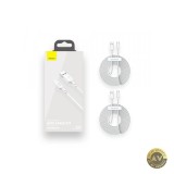 Cablu Date si Incarcare USB-A - USB-C Baseus 40W 1.5m Set 2 bucati Alb TZCATZJ-02