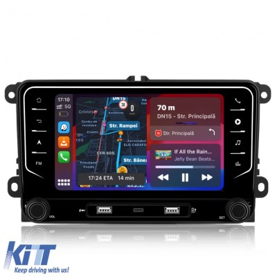 Navigatie Dedicata Seat, 7Inch, 4Gb Ram, 64Gb stocare, Apple Carplay Android Auto Performance AutoTuning foto