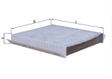 Filtru habitaclu cu carbon activ MAHLE LAK457