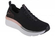 Pantofi pentru adidași Skechers D&amp;#039;Lux Walker Let It Glow 149366-BKRG negru foto