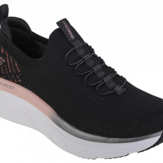 Pantofi pentru adidași Skechers D'Lux Walker Let It Glow 149366-BKRG negru