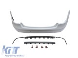 Bumper AMG spate tip E63 potrivit pentru Mercedes E-Class W212 sedan 2009-2013 cu PDC/2 difuzor/2 tevi de evacuare -oo--oo- Performance AutoTuning