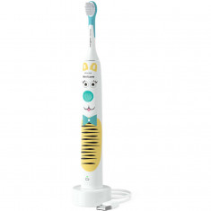 Periuta electrica sonica Philips Sonicare Kids HX3601/01, 2 intensitati, conectivitate la aplicatie, 1 capat de periere, aplicatie de consiliere, stic