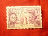 Timbru Guinea Franceza 1931 - Expozitia Coloniala , val. 50c stampilat